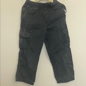 304.  Children's Place Kids Cargo Pants in Dark Gray size 4T